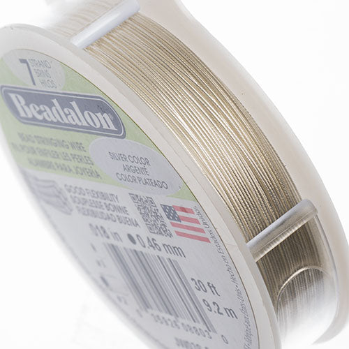 Beadalon .018/7 Wire 30ft Silver Color