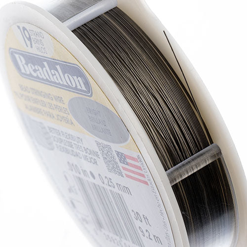 Beadalon 19-strand Stringing Wire 30ft Bright