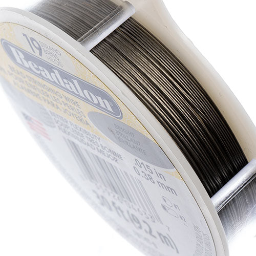 Beadalon 19-strand Stringing Wire 30ft Bright