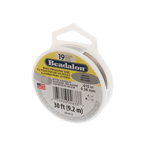 Beadalon 19-strand Stringing Wire 30ft Bright - Cosplay Supplies Inc