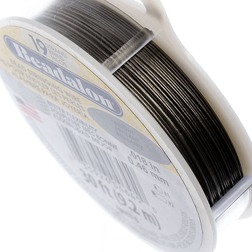 Beadalon 19-strand Stringing Wire 30ft Bright