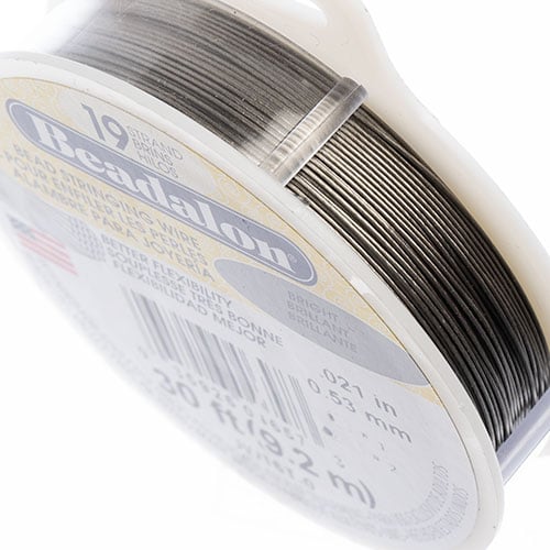 Beadalon 19-strand Stringing Wire 30ft Bright