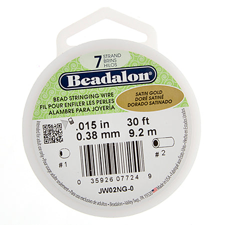 Beadalon 7-Strand Wire 30ft Satin 