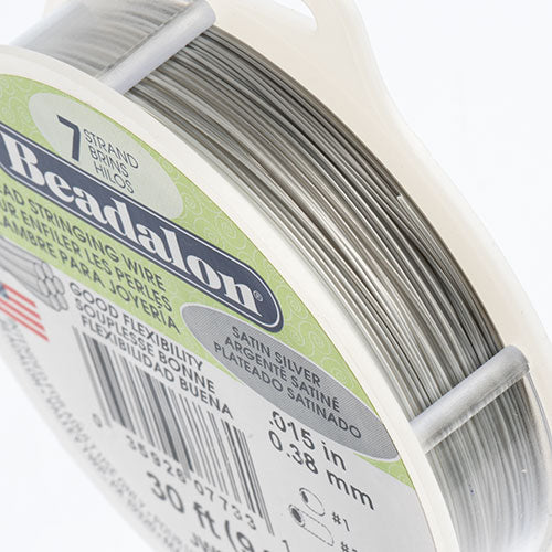 Beadalon 7-Strand Wire 30ft Satin 