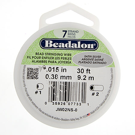 Beadalon 7-Strand Wire 30ft Satin 