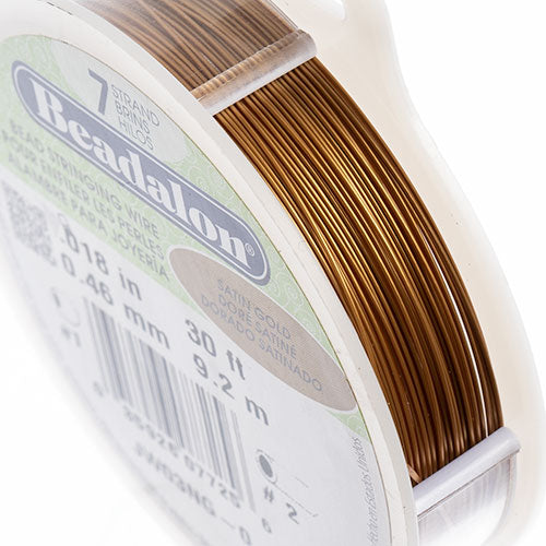 Beadalon 7-Strand Wire 30ft Satin 