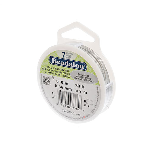 Beadalon 7-Strand Wire 30ft Satin - Cosplay Supplies Inc