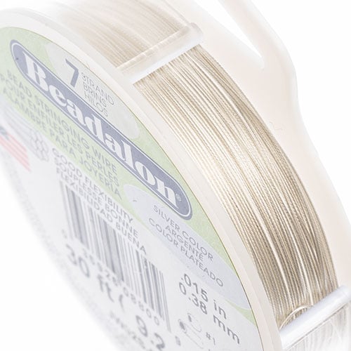 Beadalon .015/7 Wire 30ft Silver Color