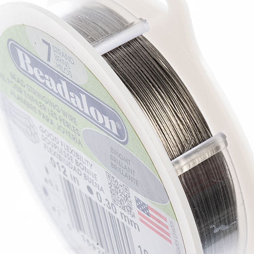 Beadalon .012/7 Stringing Wire 100ft Bright