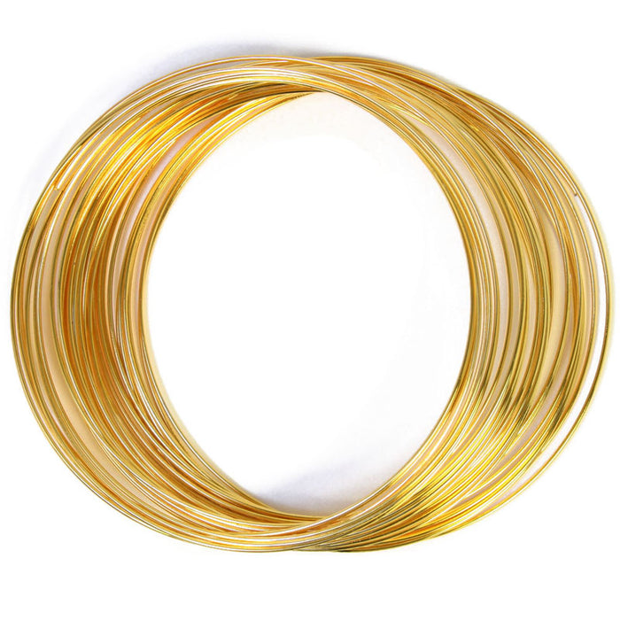 Beadalon Memory Wire Bracelet (.5oz) 2.25-2.63in Large Plated 