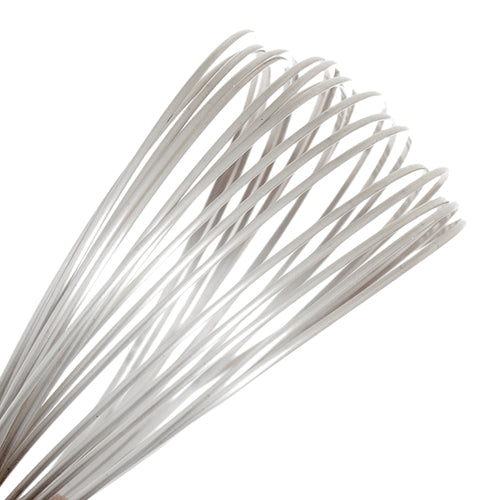 Beadalon German Style Wire 20ga Silver Half Round 3m(9.8ft)