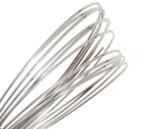 Beadalon German Style Wire 24ga Silver Square 4m(13.1ft)
