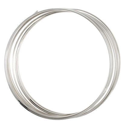 Beadalon German Style Wire 24ga Silver Square 4m(13.1ft) - Cosplay Supplies Inc