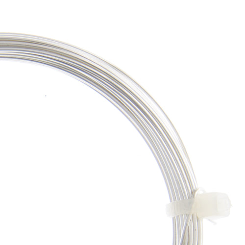 Beadalon German Style Wire 20ga Silver Round 6m (19.7ft)