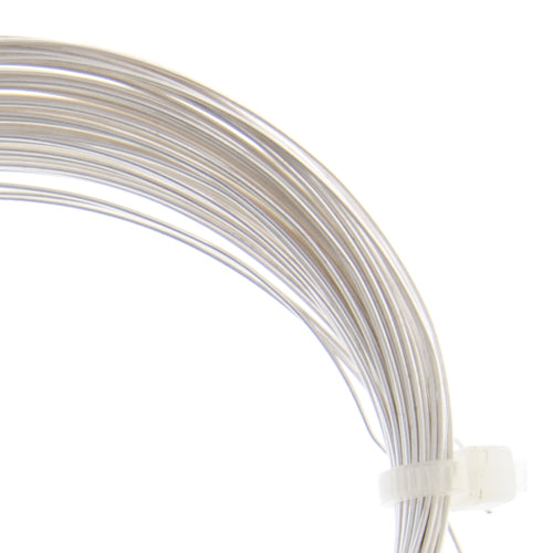 Beadalon German Style Wire 24ga Silver Round 12m (39.4ft)