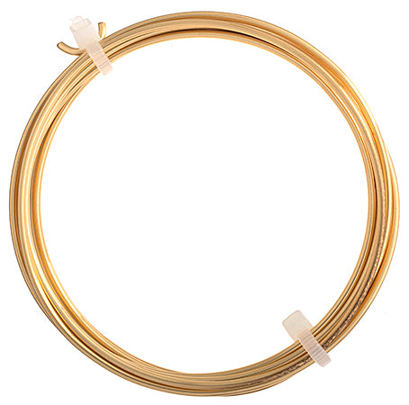 Beadalon German Style Wire 14ga Round  Plated 1.3m(4.3ft) - Cosplay Supplies Inc