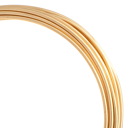 Beadalon German Style Wire 16ga Round  Plated 2.2m(7.2ft)