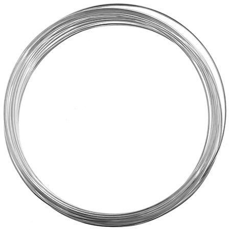 Beadalon German Style Wire Half Round 21ga Silver Filled Wire Half Hard - Cosplay Supplies Inc