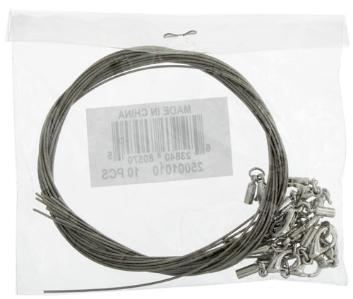 Stainless Steel Wire With Lobster Clasp One Open End 0.7mm 18in