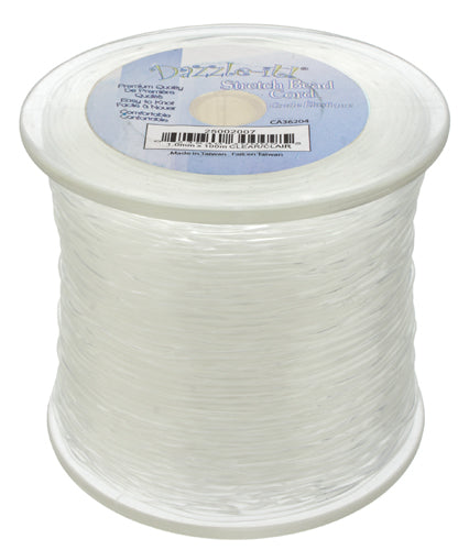 Stretch Bead Cord-Clear 1mm