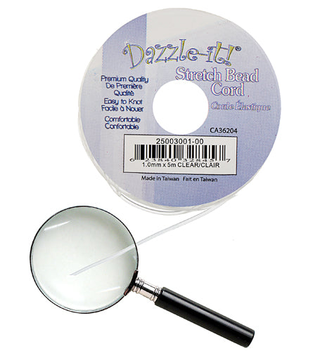 Stretch Bead Cord- 1mm With Header