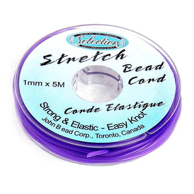 Stretch Bead Cord- 1mm With Header