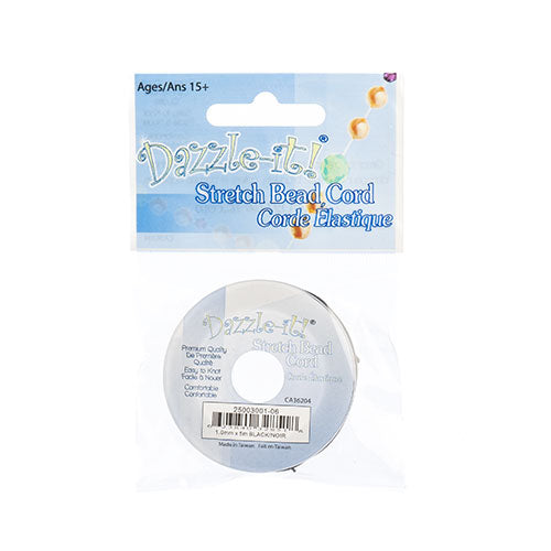 Stretch Bead Cord- 1mm With Header