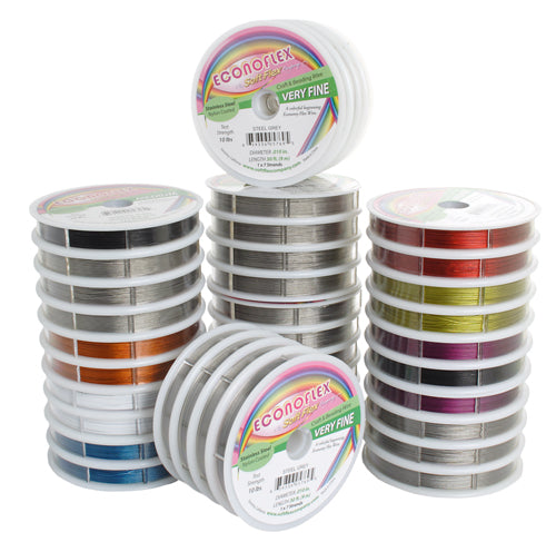 Econoflex Wire 7 Strand .30ft Rolls - Variety Pack 38pcs