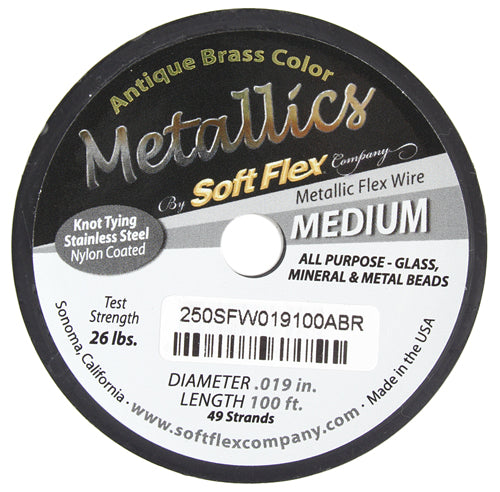 Soft Flex Wire .019 Diameter 49-Strand 