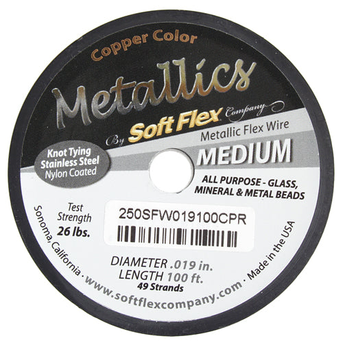 Soft Flex Wire .019 Diameter 49-Strand 