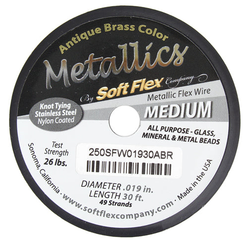 Soft Flex Wire .019 Diameter 49-Strand 