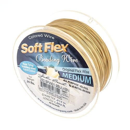 Soft Flex Wire .019 Diameter 1000 ft. 49-Strand Bulk - Cosplay Supplies Inc