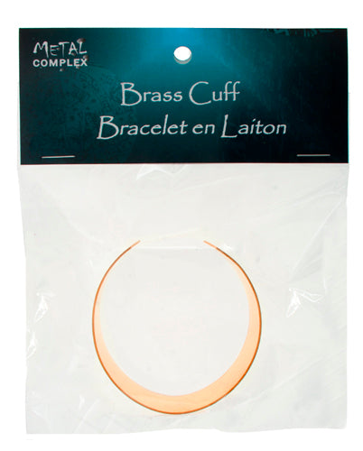 Brass Cuff Bracelets Flat Band 