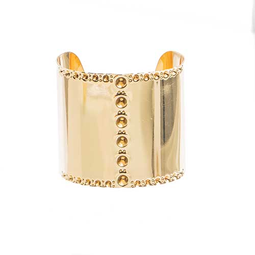 Cuff Bracelet 6cm Wide Indented - Cosplay Supplies Inc