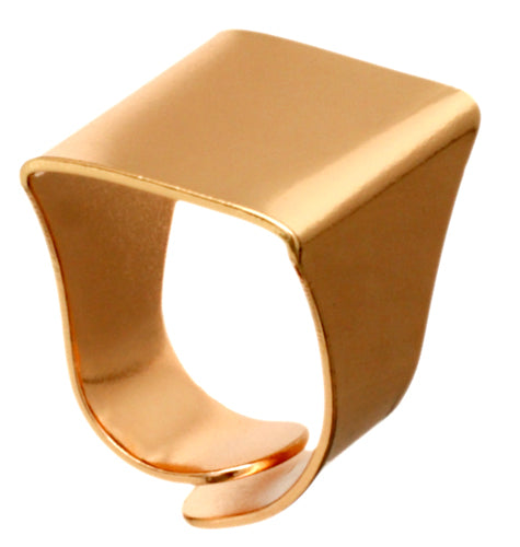 Flat Bling Ring 20x18mm  Lead Free / Nickel Free - Cosplay Supplies Inc