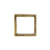 Metal 15.5mm Square Frame With 2-Hole 