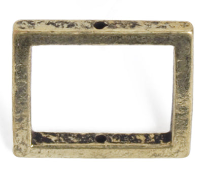 Metal 15.5mm Square Frame With 2-Hole 