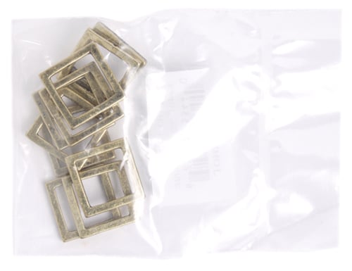 Metal 15.5mm Square Frame With 2-Hole 