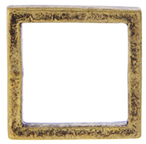 Metal 15.5mm Square Frame With 2-Hole - Cosplay Supplies Inc