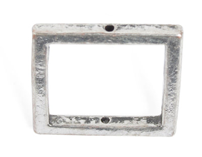 Metal 15.5mm Square Frame With 2-Hole 