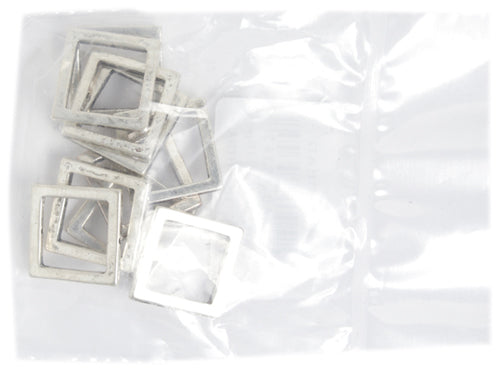 Metal 15.5mm Square Frame With 2-Hole 