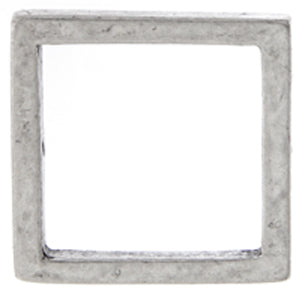 Metal 15.5mm Square Frame With 2-Hole - Cosplay Supplies Inc