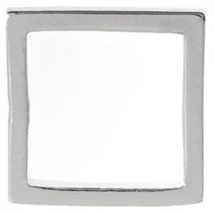 Metal 19mm Square Frame With 2 Hole - Cosplay Supplies Inc