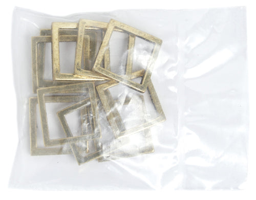 Metal 19mm Square Frame With 2 Hole 