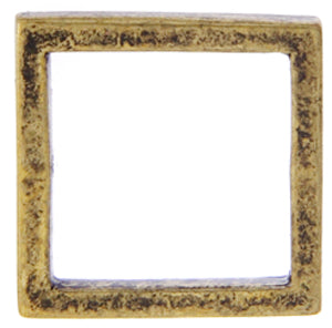 Metal 19mm Square Frame With 2 Hole - Cosplay Supplies Inc