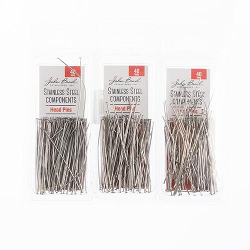 Stainless Steel Head Pins 100pcs