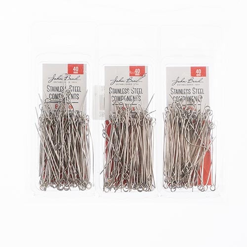 Stainless Steel Eye Pins 100pcs