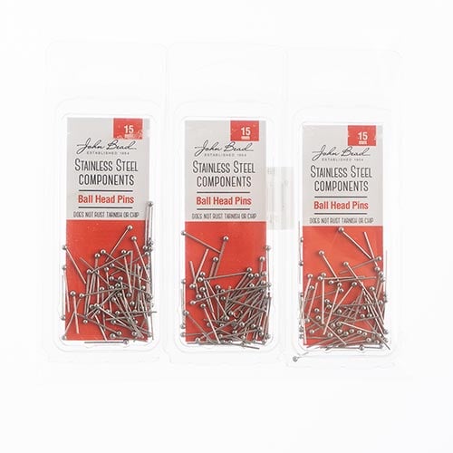 Stainless Steel Ball Head Pins 50pcs