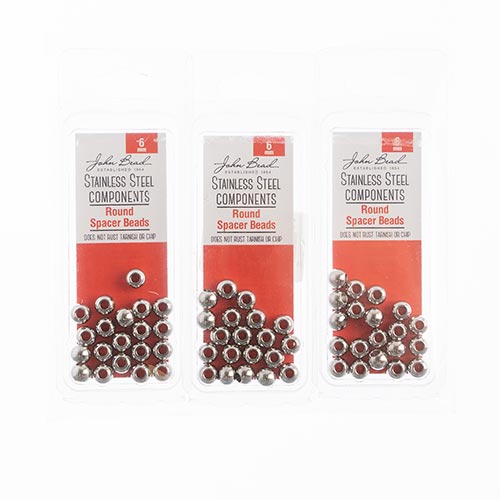 Stainless Steel Spacer Bead Round