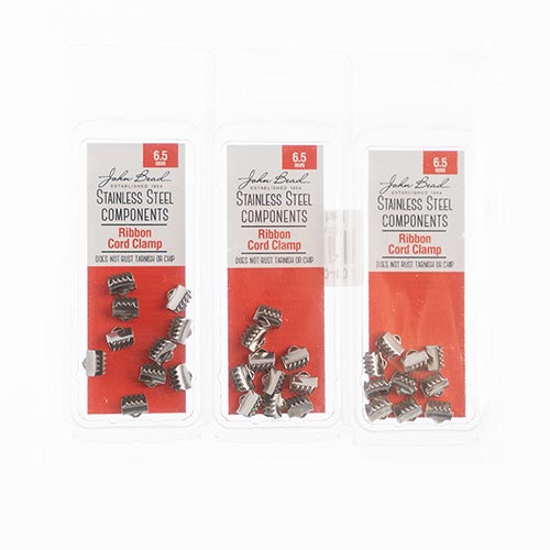 Stainless Steel Ribbon/Cord Clamp 